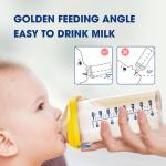 300ml PPSU Flip Cap Baby Bottle BPA Free Fast Flow Nipple