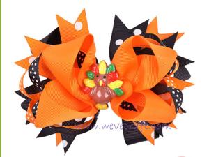 China Handmade bow ribbon bow hair bow hair clip wholesale