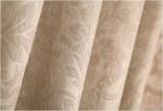 Heavy Thick Window Curtain With Embossed Flowers