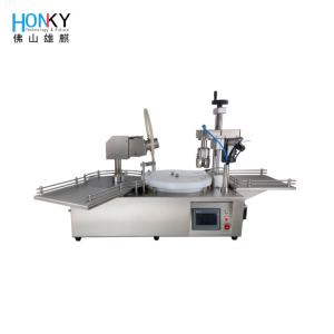 China Tabeltop Type 1500bph Essential Oil Filling Machine Massage Oil Capping Equipment wholesale