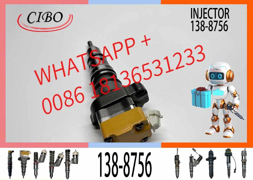 Excavator Injector 138-8756 1388756 for 3126 Engine Parts Diesel Nozzle Assembly