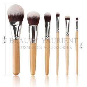 China Professional PBT Hair Face Makeup Brush Set 6pcs Customized Bristle wholesale