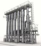 Collagen / Soybean Protein 10000KGS/H Thin Film Evaporator