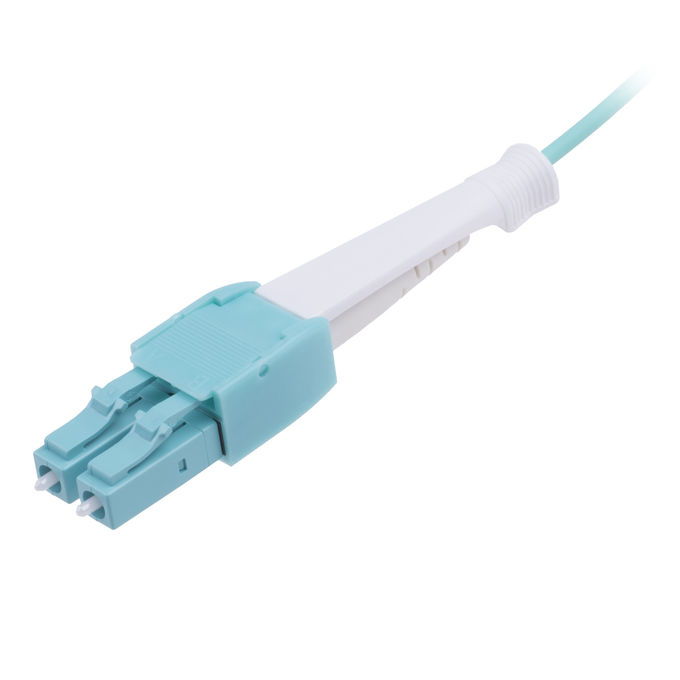 LC Push Pull Uniboot Fiber Optic Connectors High Return Loss Easy Installation