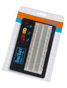 China Red / Blue Contacts Transparent Breadboard Black Aluminum Backing Plate wholesale