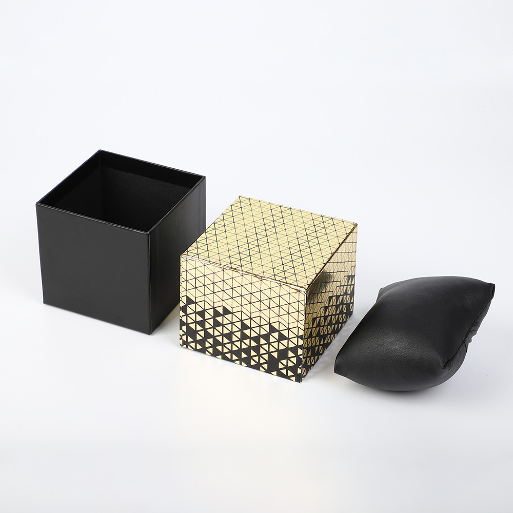 Lid And Base Two Pieces Luxury Gift Boxes Brown Paper With Perfume UV Printing