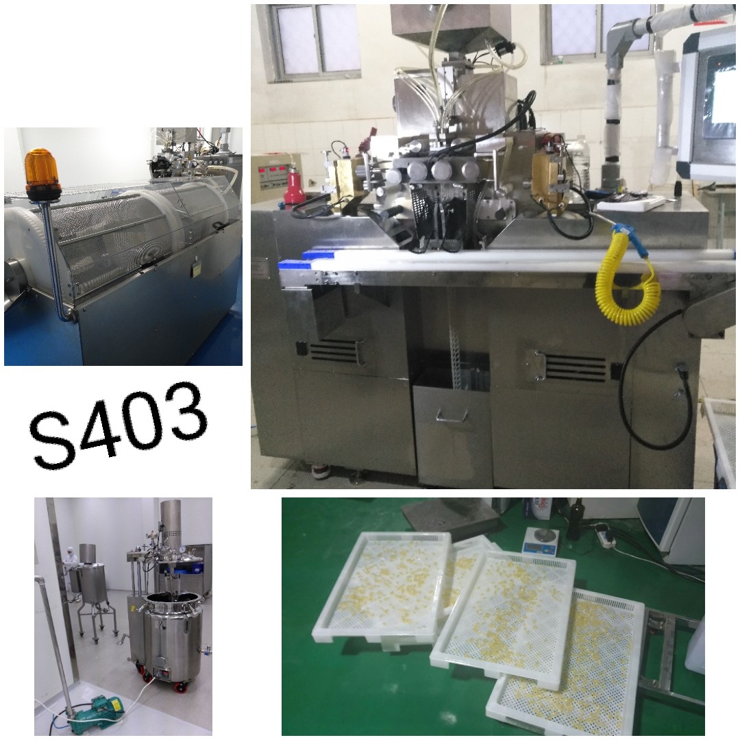 S403 Roll Type Soft Capsule Paintball Machine Automatic Production Line 4 Inch Die Roll