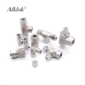 China High Pressure 316 Stainless Steel Tube Fittings 3000PSI Water Oil Gas Application wholesale