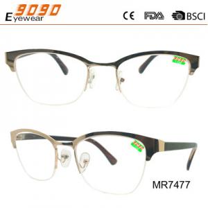 China latest classic fashion reading glasses with stainless steel, suitable for men and women wholesale