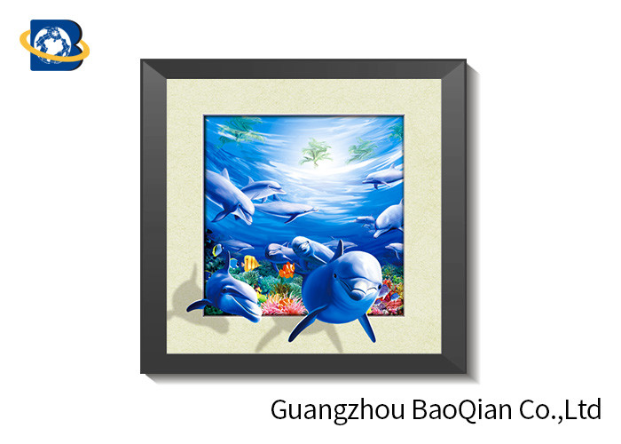 High Definition 3D Image Lenticular Printing Services Decorative Animal Design