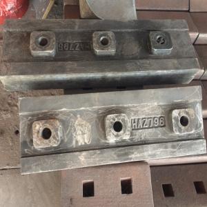 China Hazemag APK795 APK 796 Blow bars Impact crusher spare parts High Chrome High maganese steel crusher parts wholesale