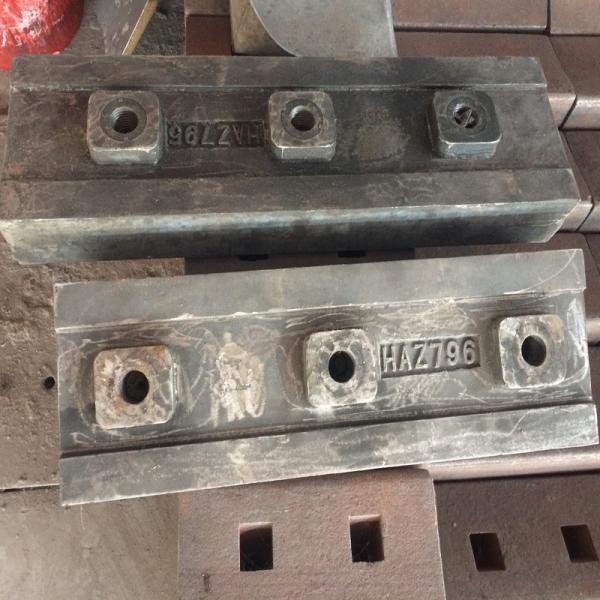 Hazemag APK795 APK 796 Blow bars Impact crusher spare parts High Chrome High