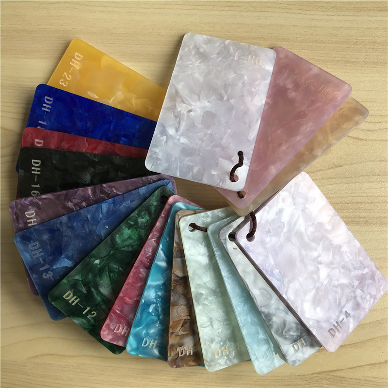 Flexible Blue Pearl Acrylic Sheets 1050x630mm Perspex Sheet For Earring making