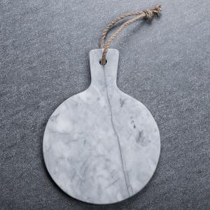 China Round Oem Marble Stone Chopping Board For Kitchen wholesale