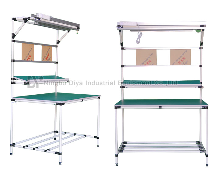 Polished Surface Production Industries Workbench , ESD Safe Workbench Assembly Line