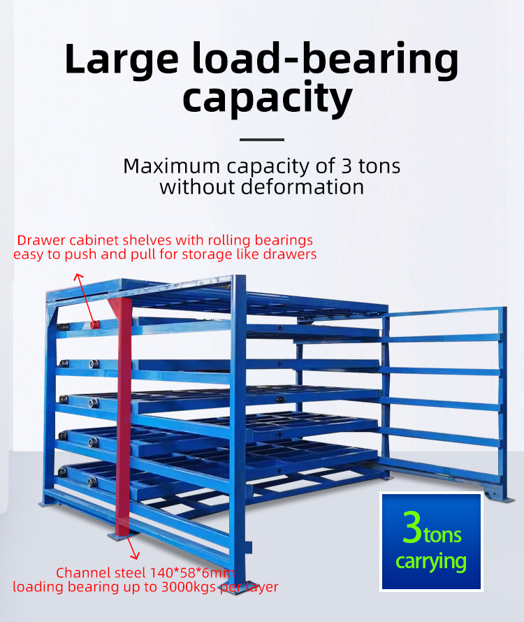 Customizable Six Layer Manual Warehouse Storage System Organization Weight 20000 Kg