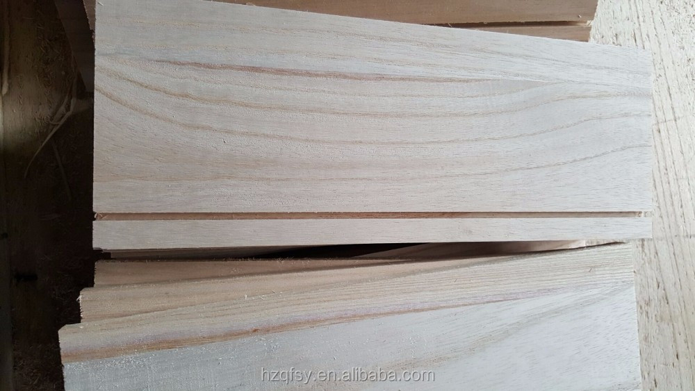 Other After-sale Service Customizable Solid Paulownia Wood Drawer Board Grade AA AB BB BC