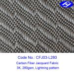 Lightning 150cm 3k 280gsm Jacquard Carbon Fiber Fabric