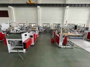 China PE Towel Hot Cutting Side Sealing Bag Making Machine 9050X2800X1600mm wholesale