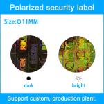 Custom Hologram Sticker Printer Hot Stamping Foil PVC Label Sticker