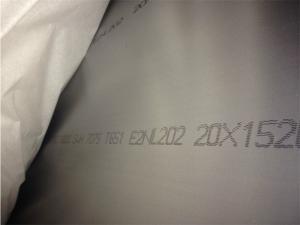 China Industrial Aircraft Aluminum Sheet , Wooden Packing 7075 T6 Aluminum Plate wholesale