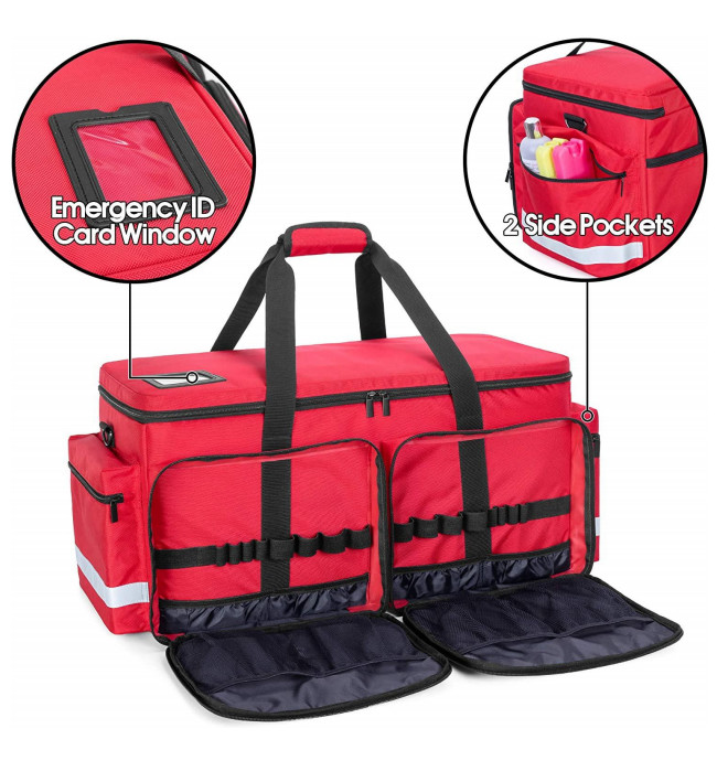 Oxygen Tank Empty Nylon Medical First Aid Bag Emergency Bag With Compartment