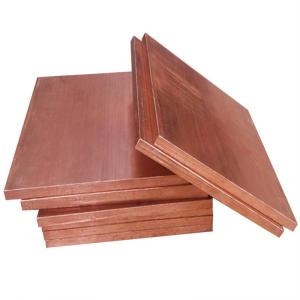 China 3mm 4mm T2 H65 H62 C1100 C1220 C2400 C2600 Popular Product Red Pure Copper Sheet Or Brass Copper Plate wholesale