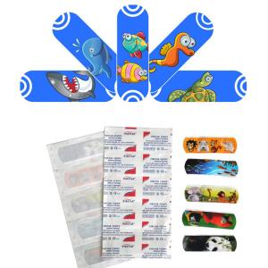 China First Aid Supplies Cartoon Plaster, Band Aid Adhesive Bandages Plasters wholesale