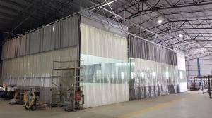 China Pvc Curtain Prep Station Galvanized Steel Sheet White Color Painting Military Product wholesale