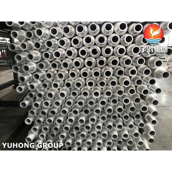 Stainless Steel High Frequency Welding Finned Tube Spiral Solid Finned Tube For Heaters
