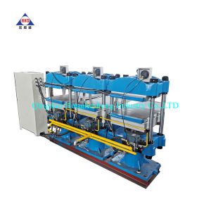 China 250T 650*650mm Rubber Shoe Sole Making Machine Vulcanizing Tile Molding Machine wholesale