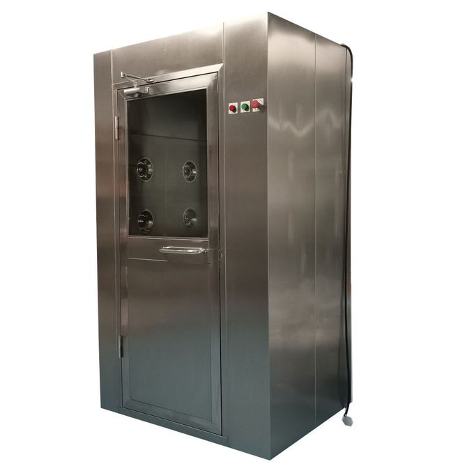 Stainless Steel 750Watt Two People Cleanroom Air Shower