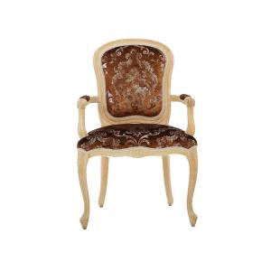 China Luxury Antique Hotel Furniture Dining Room Chairs With Customized Fabric wholesale