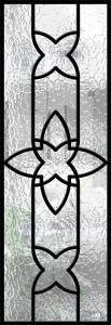 China Swing Open IGCC IGMA Hollow Wrought Iron Glass Door wholesale