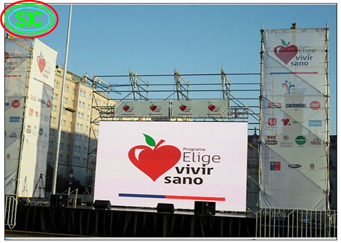 P12 Outdoor Waterproof Full Color LED Display, High Refresh Rate Advertising LED Billboard