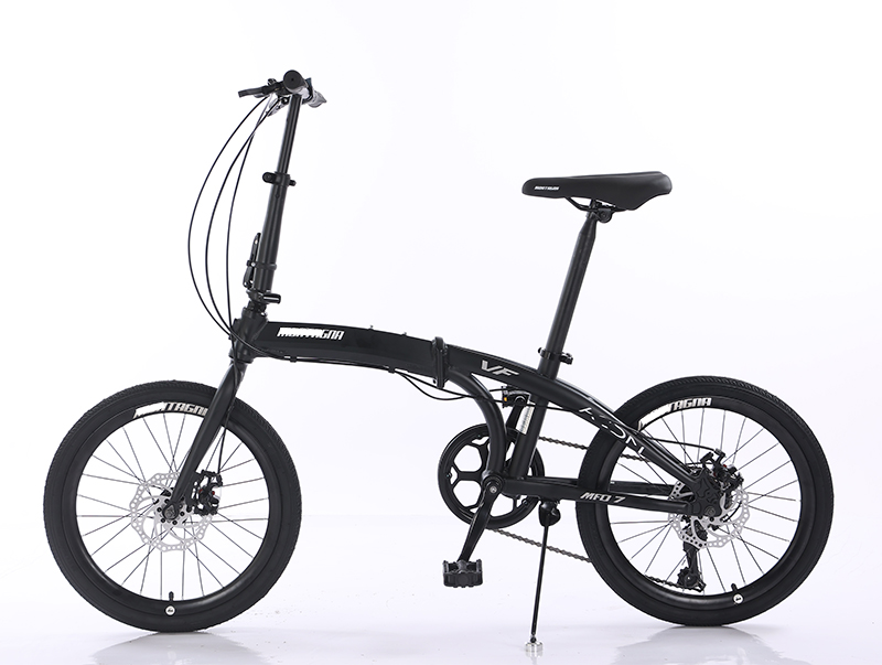 GOMID Folding City Bike 20 inch with 7-Speed SHIMANO Kit Gear Alloy Bisiklet Custom Foldable Bicycle and Disc Brake