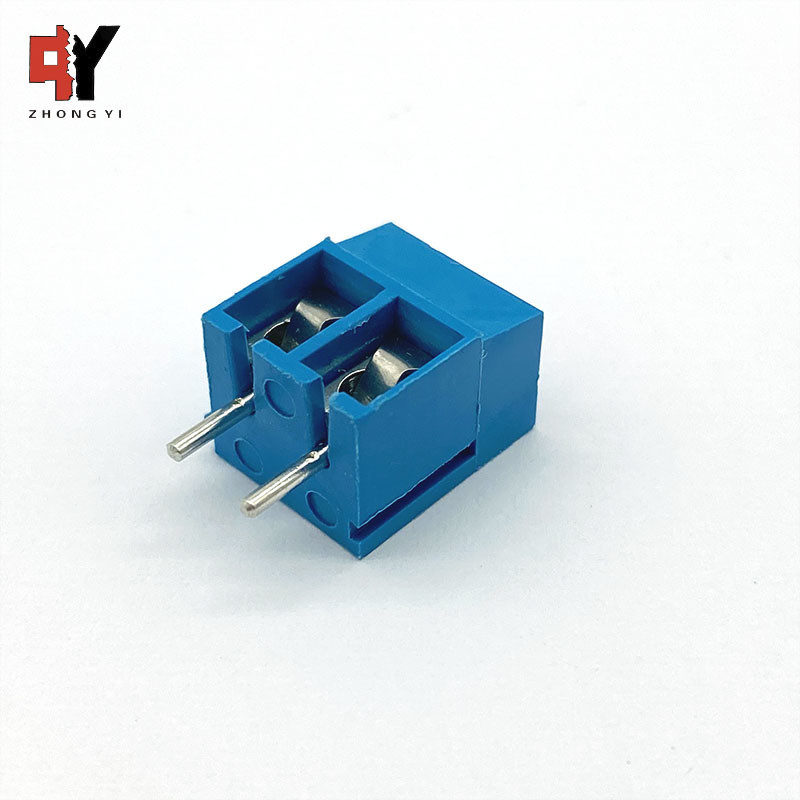 2 Poles 5.0mm Pitch M3 screw fixed PCB Terminal Connector