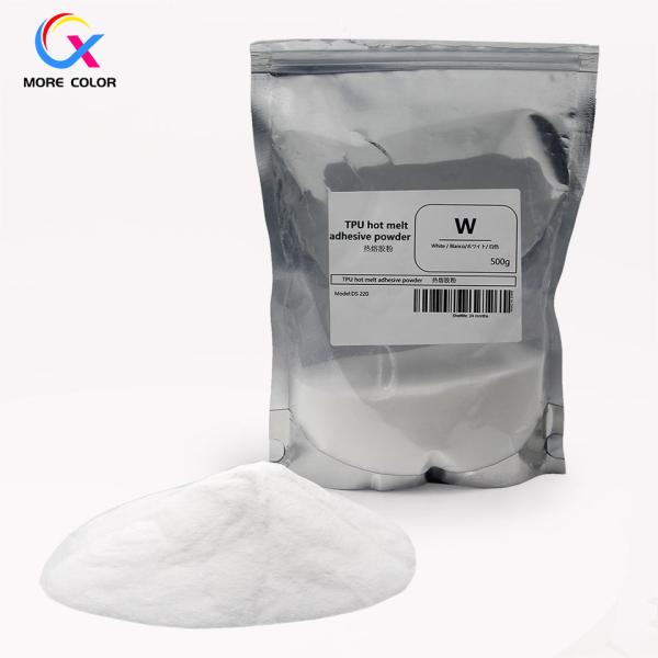 1kg 20kg DTF Hot Melt Adhesive Powder Black White Color For Heat Transfer Film