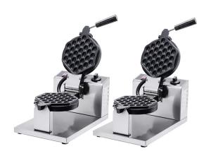 China Stainless Steel Feet 220V 1.2kw Egg Waffle Maker wholesale