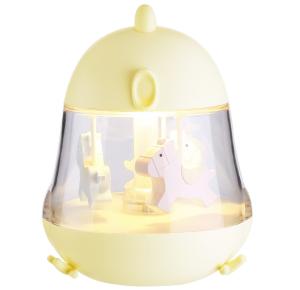 China Household USB Charging Carousel Night Light ABS PC silicone wholesale