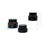Hanya Tranparent Lotion Face Cream Glass Jar Foundation Pump Dispenser