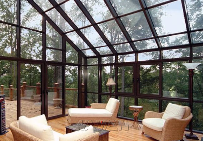 Modern Dark Black Screened In Porch Turning Screened Porch Into 4 Season Room