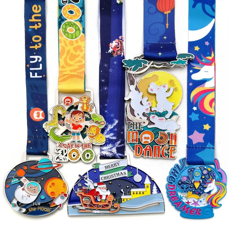 Free Design All Size OEM ODM High Quality 2D 3D Die Cast Metal Sports Custom Medals