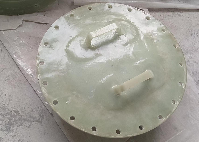 Butt Joint Molded FRP Pipe Flanges Elbow Bend GRP Pipes Fiberglass Fit Flange