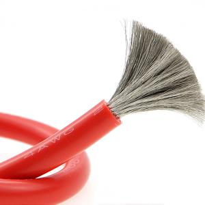 China Flexible Silicone Cable 5000/ 0.08 4AWG Tinned Copper Conductor Silicone Rubber Wire wholesale