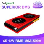 4S12V 80A Common Port Battery Management System BMS