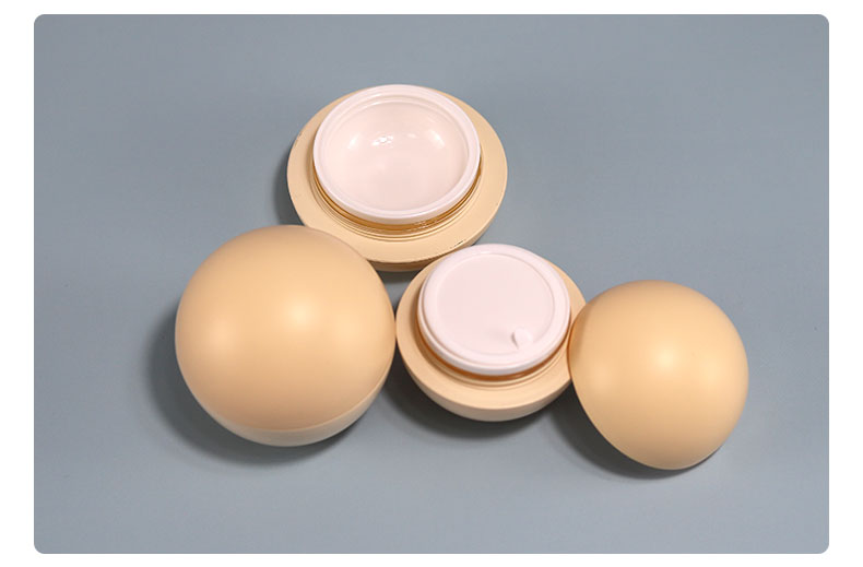 10g 15g 20g 30g 50g Empty Plastic Jar Ball Shape Lip Balm Jars Cream Jar With Lid