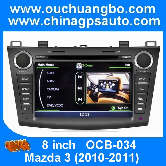 Ouchuangbo S100 Auto Navi Multimedia for Mazda 3 (2010-2011) 1080P GPS navigation Bluetooth Radio TV