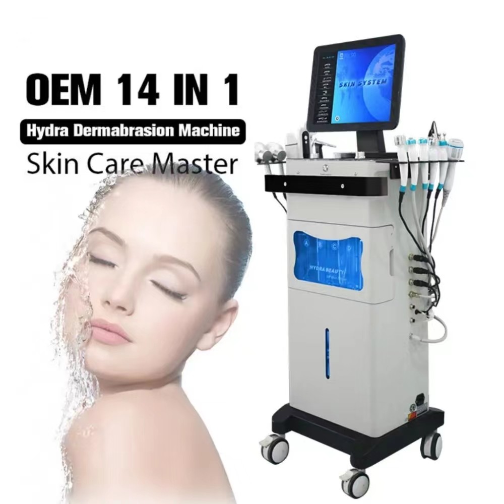 Wrinkle Remover Hydrafacial Equipment With 2 Photon Light Handles