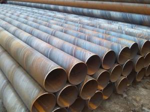 China Spiral Welded Steel Pipe En10025 Standard S355 S275 Pipe Piling Coating Welded wholesale